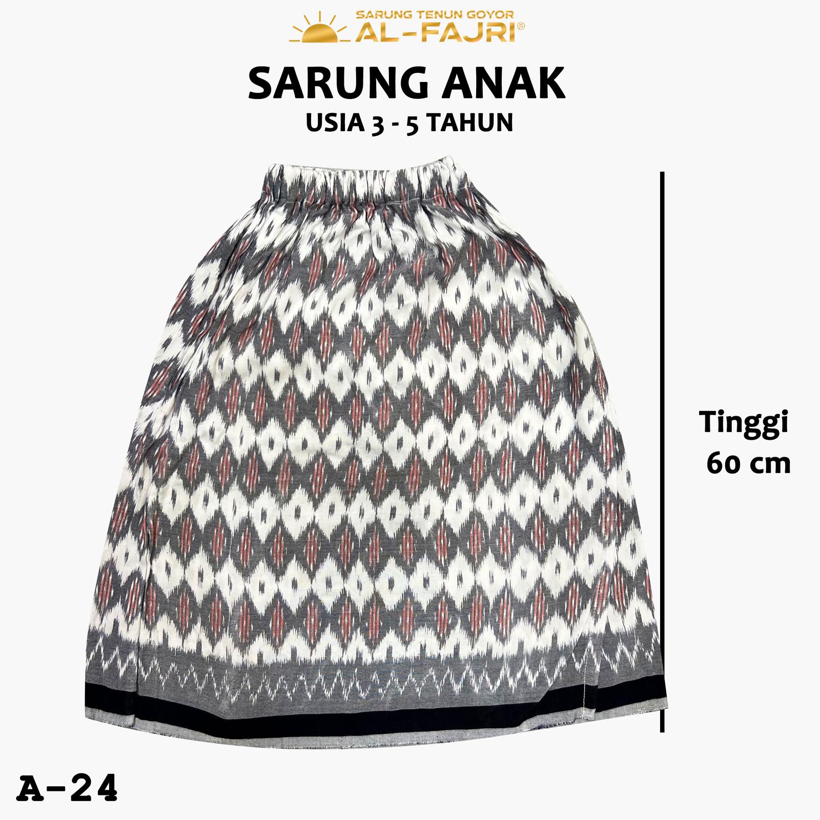 Sarung Celana Goyor Anak Usia 3 sampai 5 tahun Motif Muslim