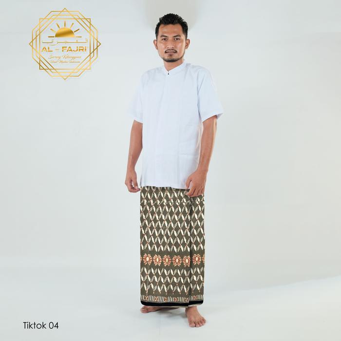 Sarung Tenun Original Al Fajri - Moca coklat - Gambar 4
