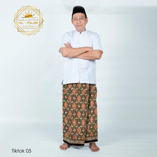 Sarung Tenun Original Al Fajri - Moca coklat
