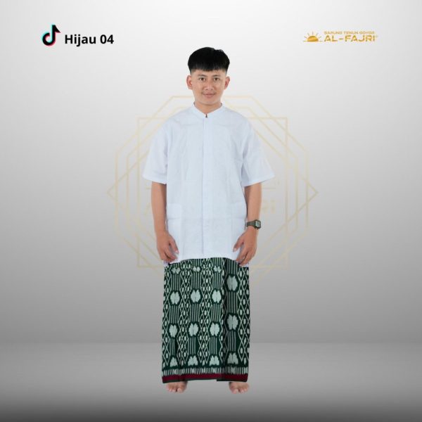 Sarung Tenun Goyor Al Fajri Premium Original - Hijau