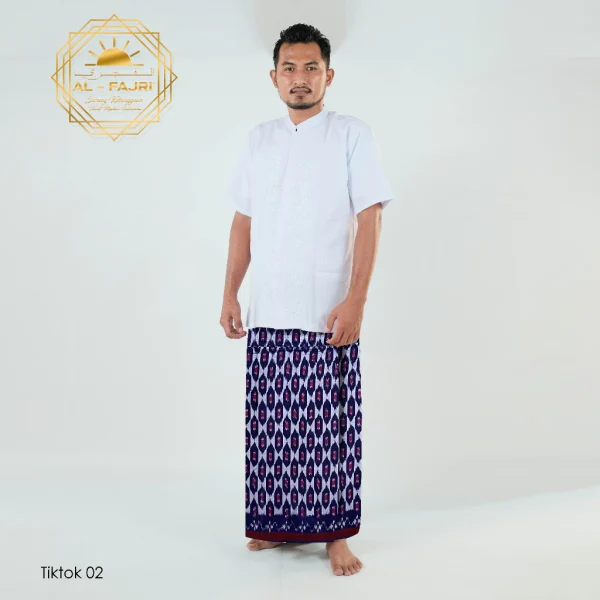 Sarung Tenun Al Fajri Premium original Biru